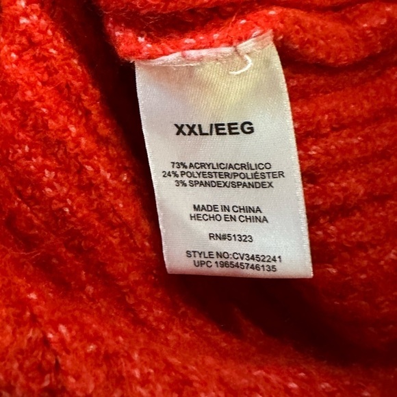 VINCE CAMUTO WOMENS HALF ZIP SWEATER, XXL - Picture 5 of 5